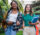 Two colleges students walking to class