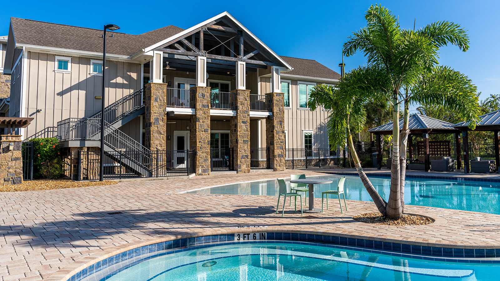 Resort style pool
