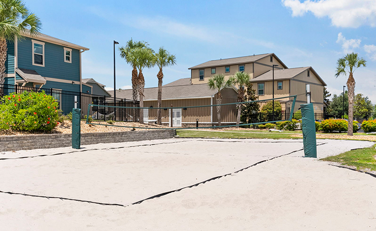 sand volleyball court