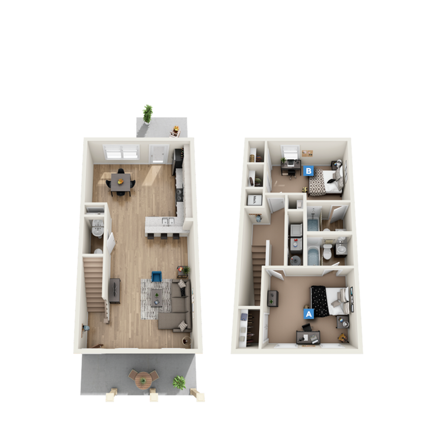 Birchmore 2 x 2.5 Floor plan