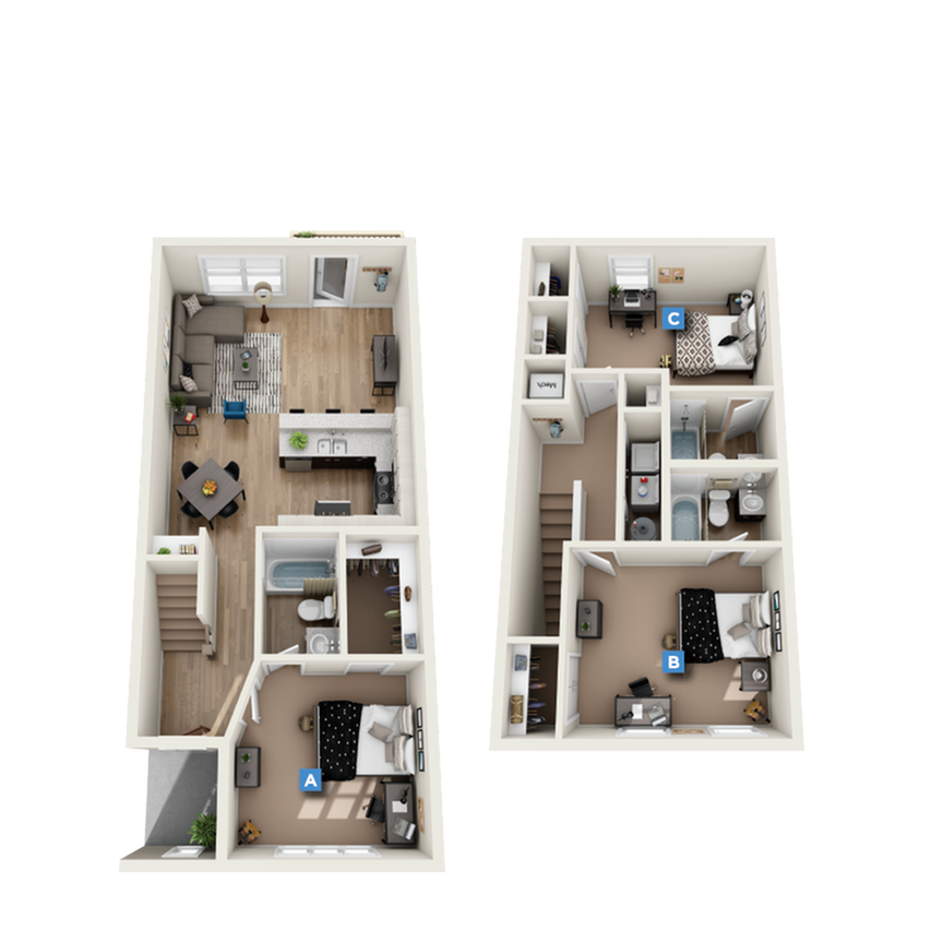 Birchmore 3 x 3 Floor plan