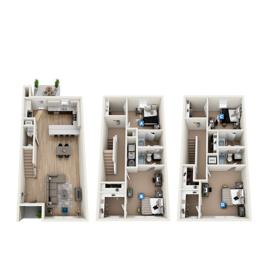 Cloverhurst 4 x 4.5 Floor plan