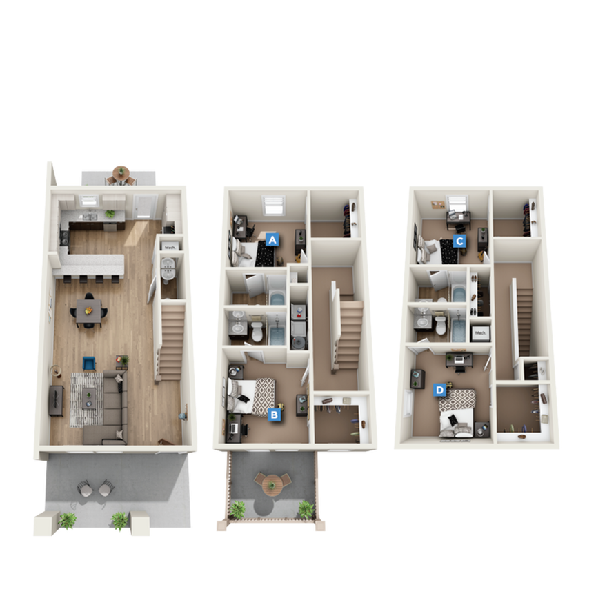 Lumpkin B 4 x 4.5 Floor plan