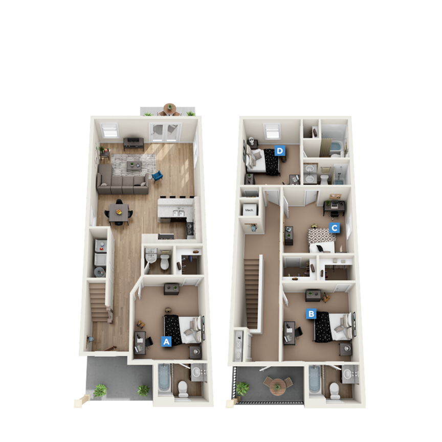 Springmore 4 x 4.5 Floor plan