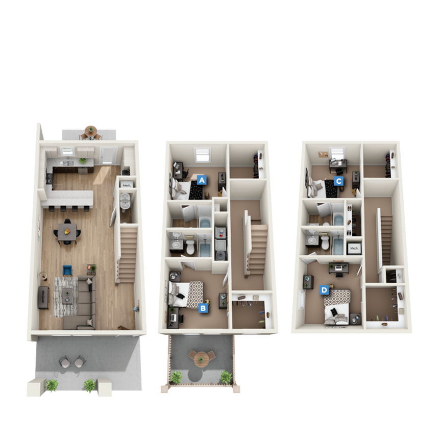 Stafford 4 x 4.5 Floor plan